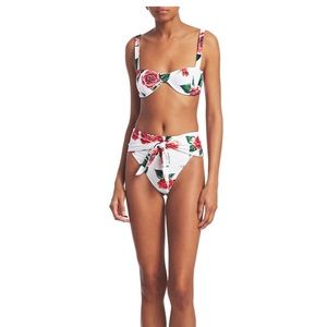 NEW Onia X WeWoreWhat Corset Underwire Bikini Set